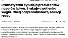 Szykuje się problem z dostępnością CO2