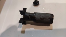Aquael Ultramax 1500 oś wirnika i wirnik