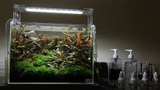 Lampa LED ADA AquaSky 301 30cm i ADA Wood Cabinet W45