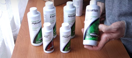 Całe akwarium na produktach Seachem
