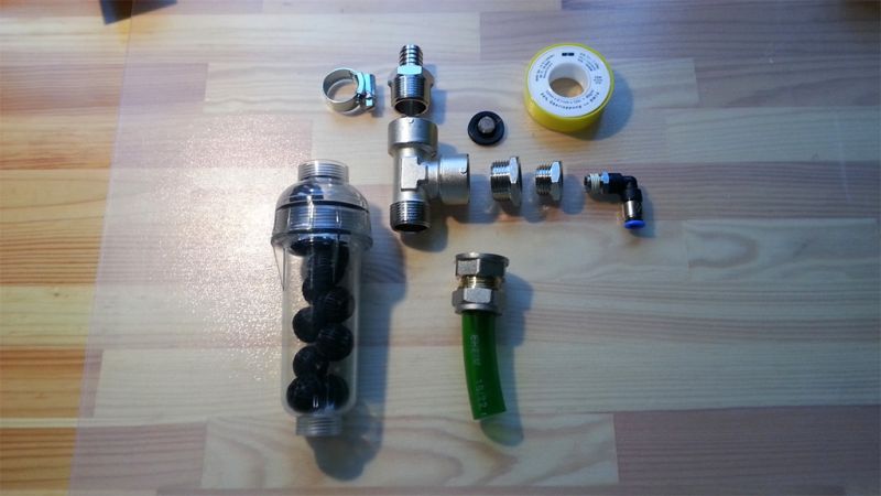 Zrób to sam: reaktor CO2 z filtra pralkowego