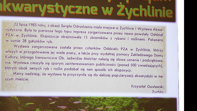 Fotorelacja z V Sympozjum akwarystycznego w Żychlinie
