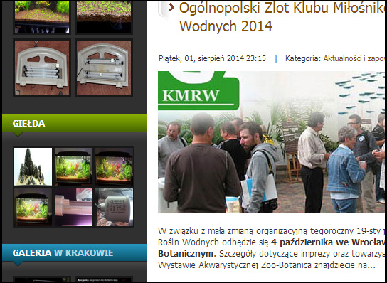 Nowe moduły na stronie głównej